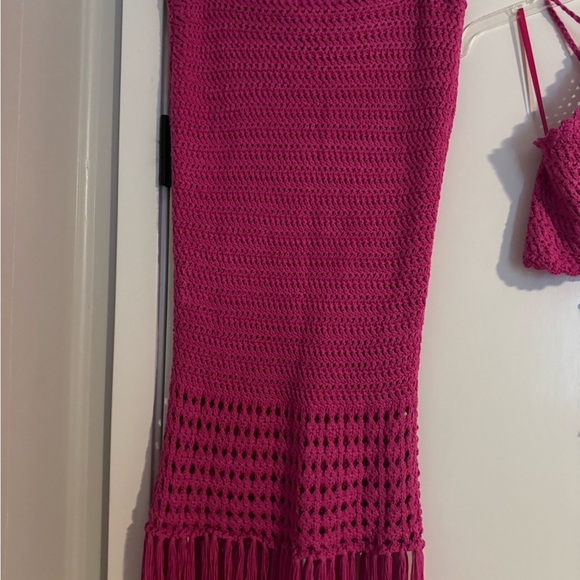 Pink Crochet Two-Piece Set - Picture 5 of 10